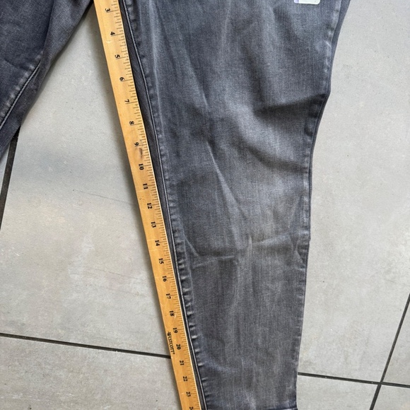 Terra & Sky Skinny Jeans Plus Size 20W Petite High Rise Gray Stretch Denim NWT - Picture 11 of 13